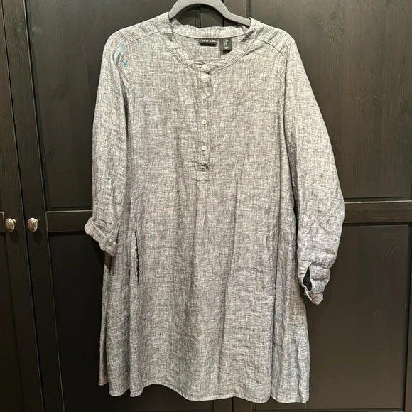 white dresses linen Petal and Pup Women's Allegra Linen Mini Dress main image 1
